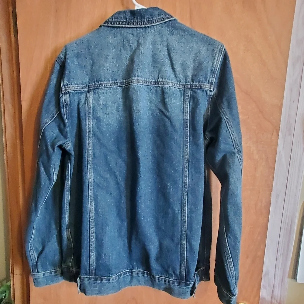 MOONSHINE SPIRITS BY BRAD PAISLEY. DENIM JACKET. DISTRESSED. MENS MED - Picture 6 of 9